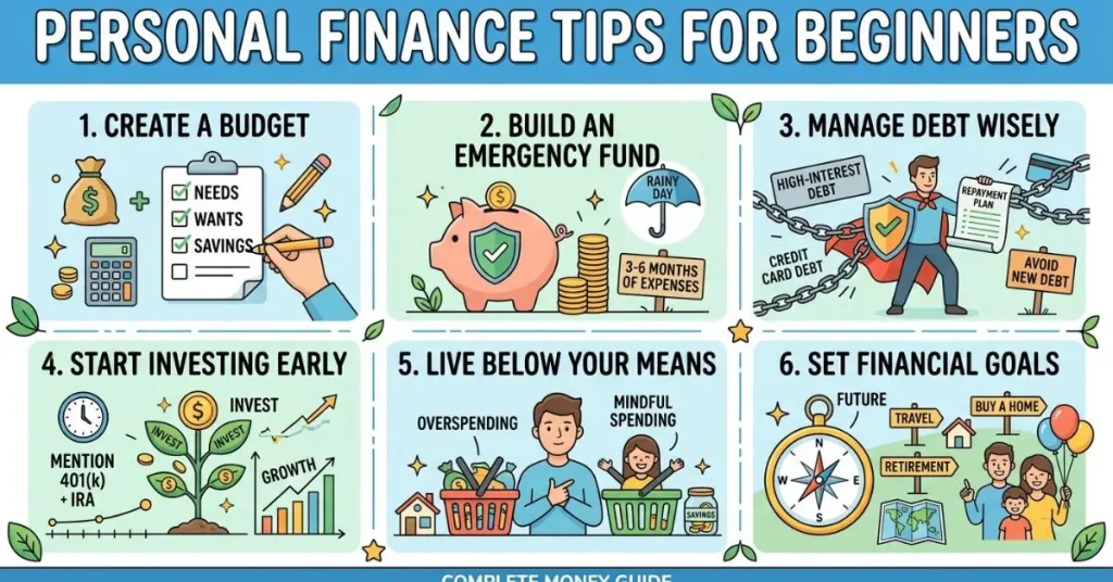 personal finance tips for beginners complete money guide
