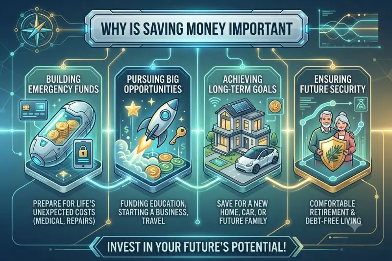 why is saving money important